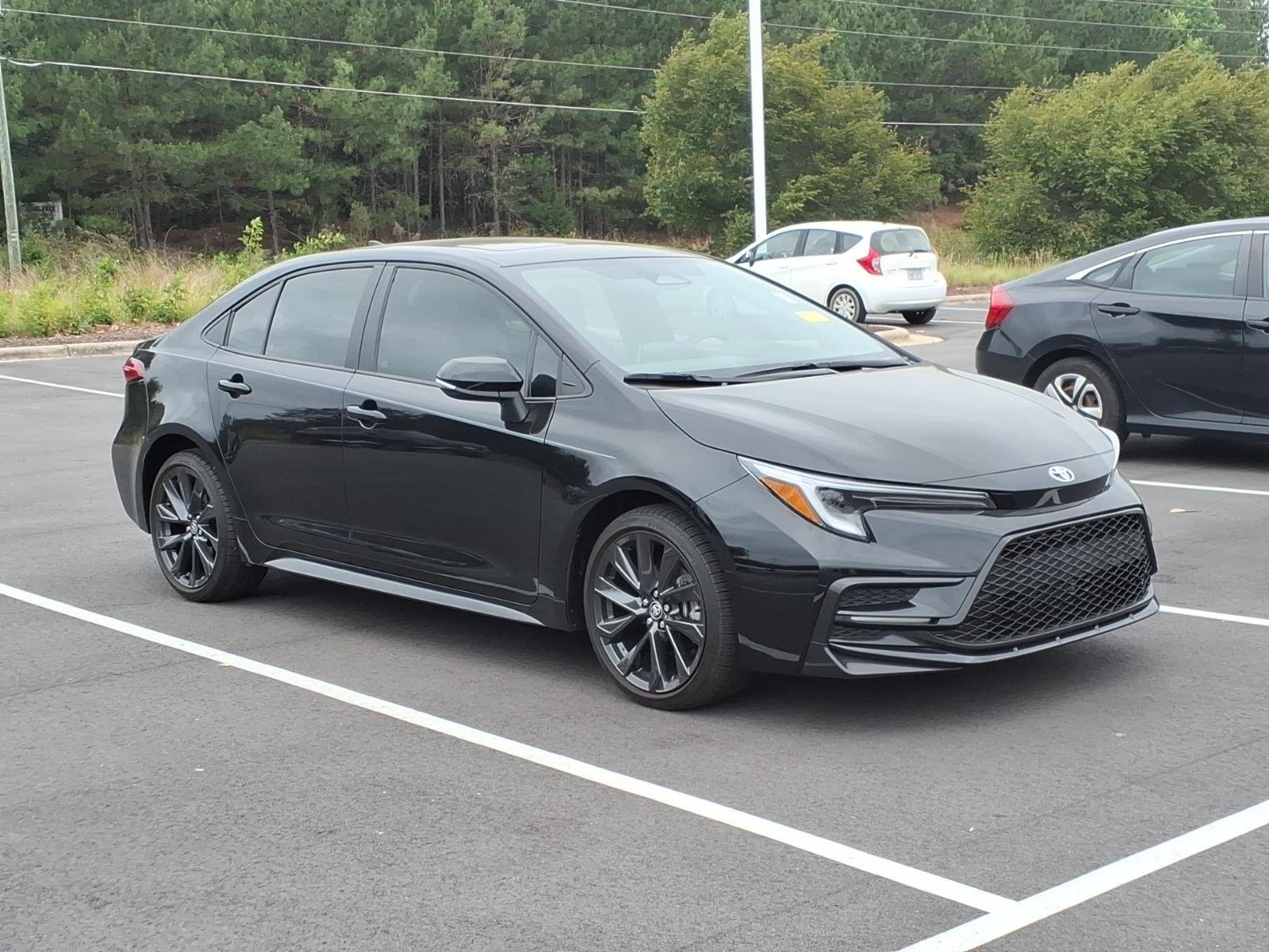 Used 2023 Midnight Black Metallic Toyota XSE image 7