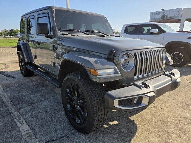 Used 2021 Sting-Gray Clearcoat Jeep Unlimited Sahara image 6
