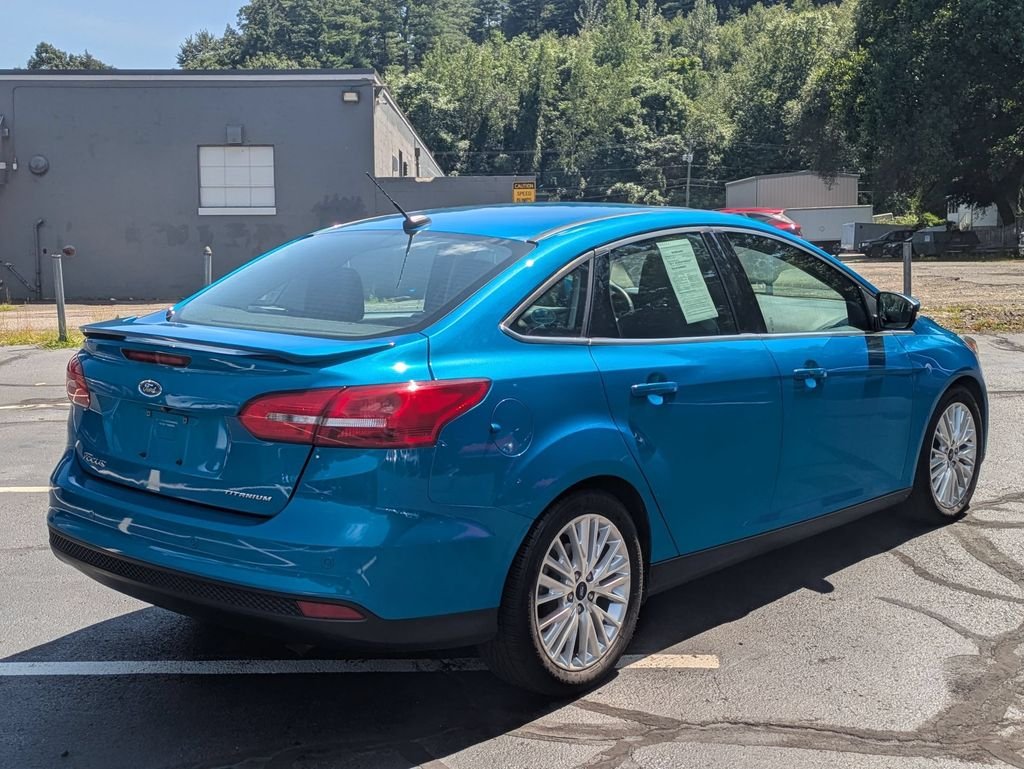 Used 2017 Blue Ford Titanium image 2