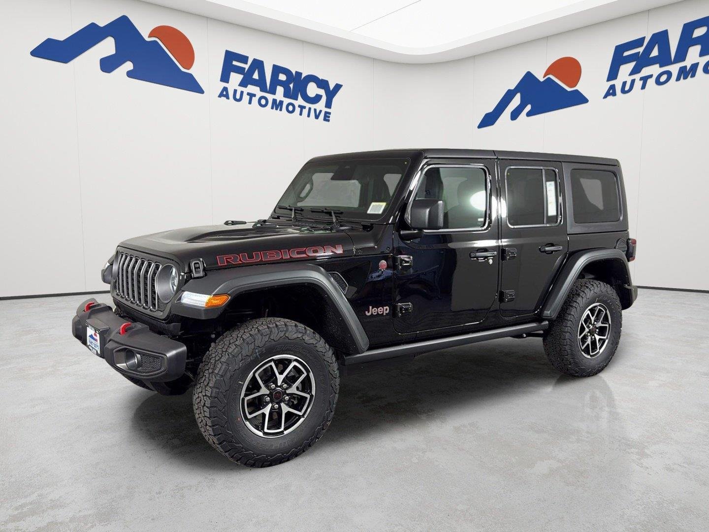 New 2026 Black Clear-Coat Exterior Paint Jeep Rubicon image 1