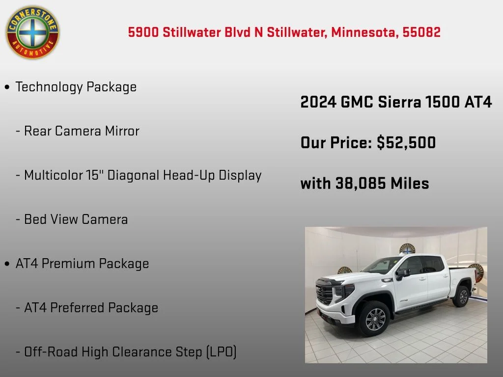 Used 2024 White GMC AT4 image 5