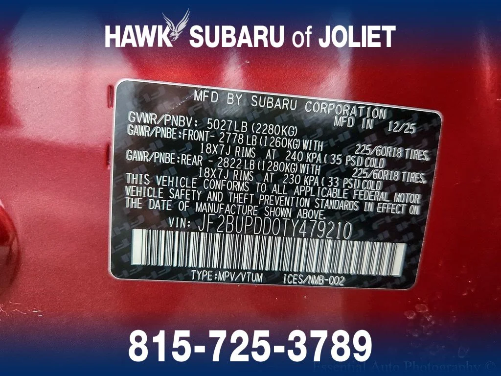 Used 2026 Crimson Red Pearl Subaru Limited image 25