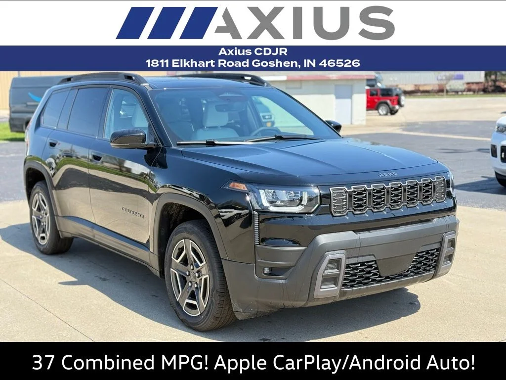 New 2026 Diamond Black Crystal Pearl-Coat Exterior Paint Jeep Limited image 1