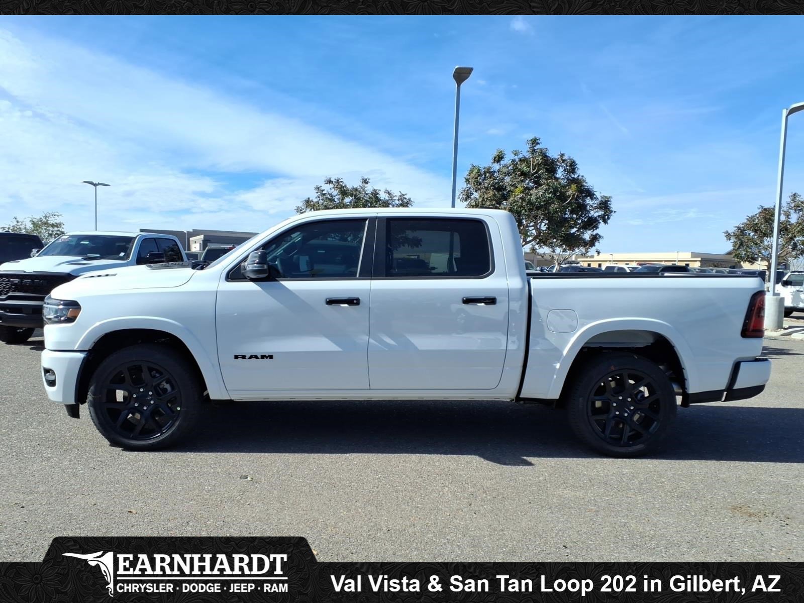 New 2026 Bright White Clear-Coat Exterior Paint RAM Laramie image 3