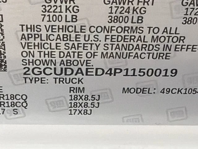 Used 2023 Summit White Chevrolet WT image 29