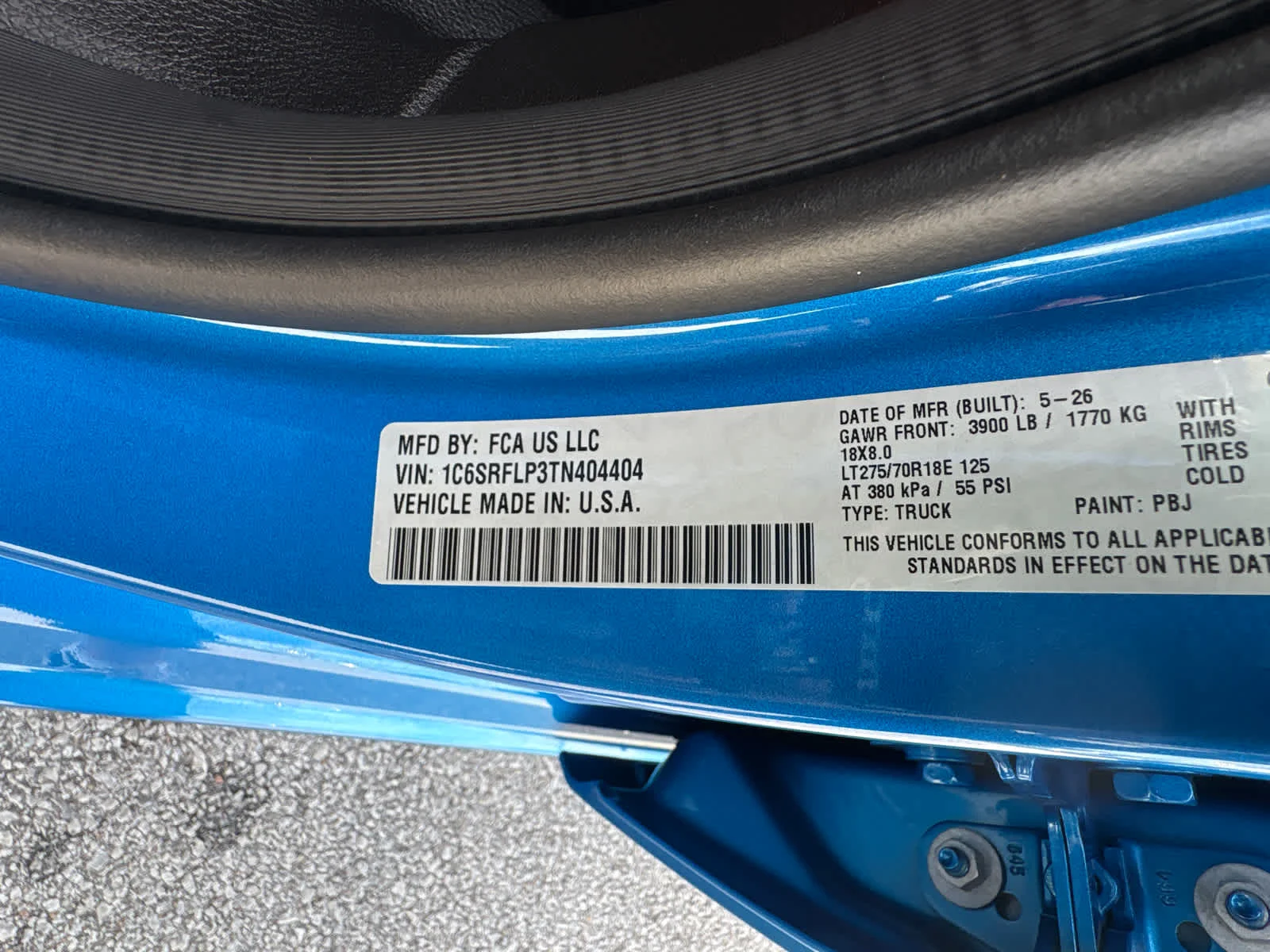New 2026 Hydro Blue Pearl-Coat Exterior Paint RAM Rebel image 30