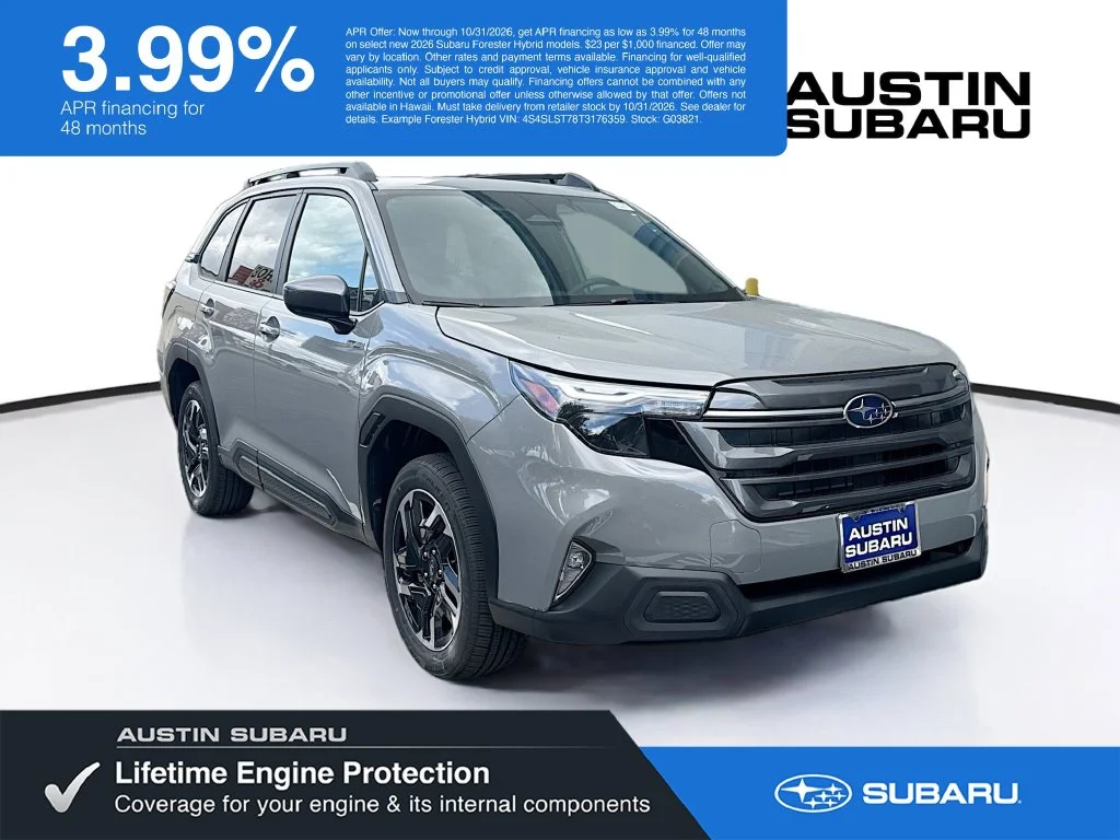 New 2026 Gray Subaru Premium Hybrid image 1