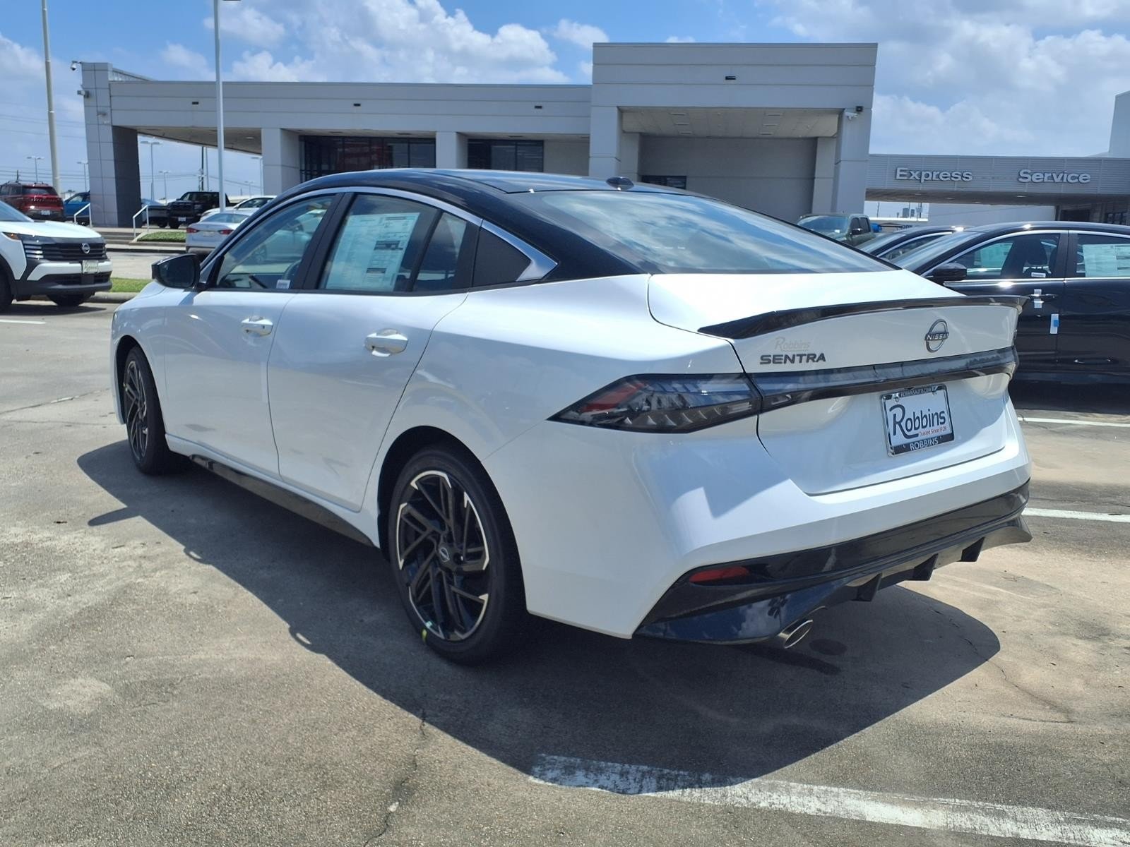 2026 Nissan Sentra SR White at Robbins Nissan