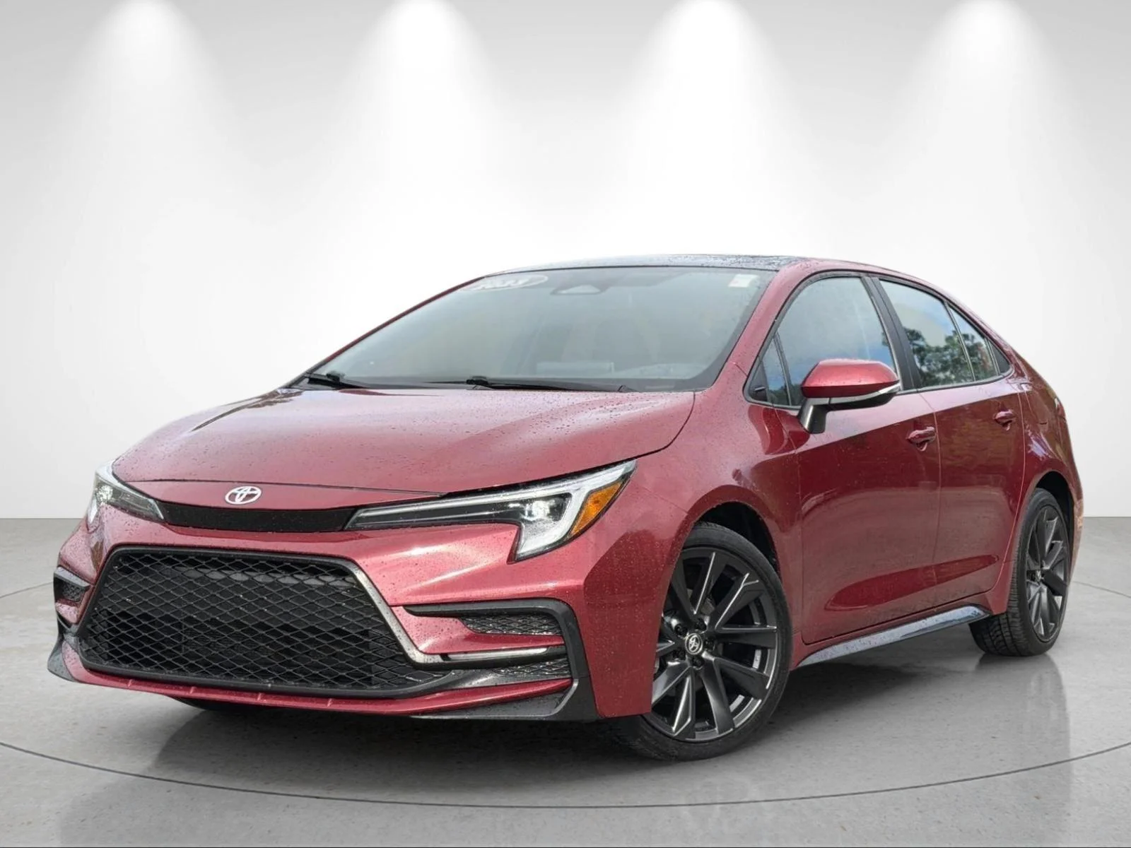 Used 2023 Ruby Flare Pearl/Midnight Black Metallic Toyota XSE image 1