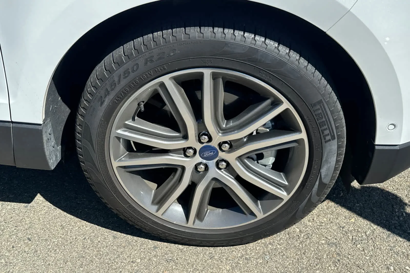 Used 2020 Star White Metallic Tri-Coat Ford Titanium image 12