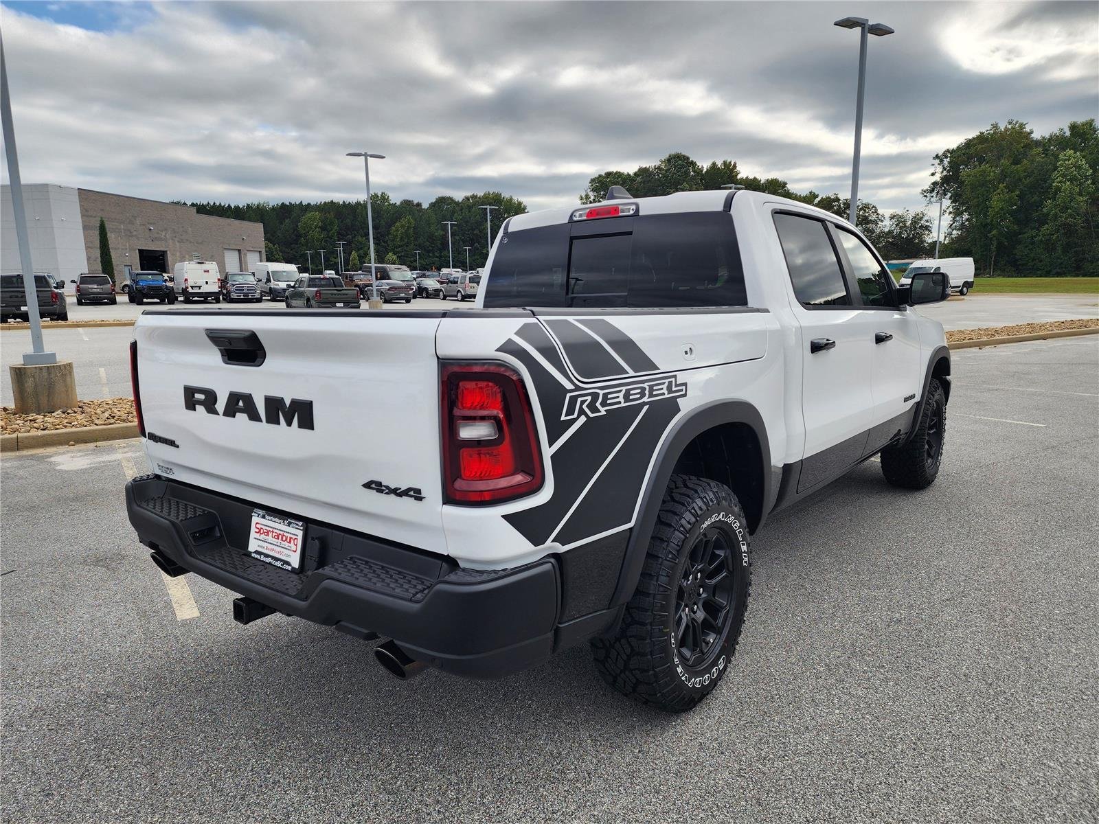 New 2026 Bright White Clear-Coat Exterior Paint RAM Rebel image 6