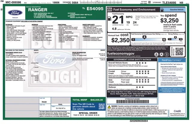 New 2026 Gray Ford XLT image 1