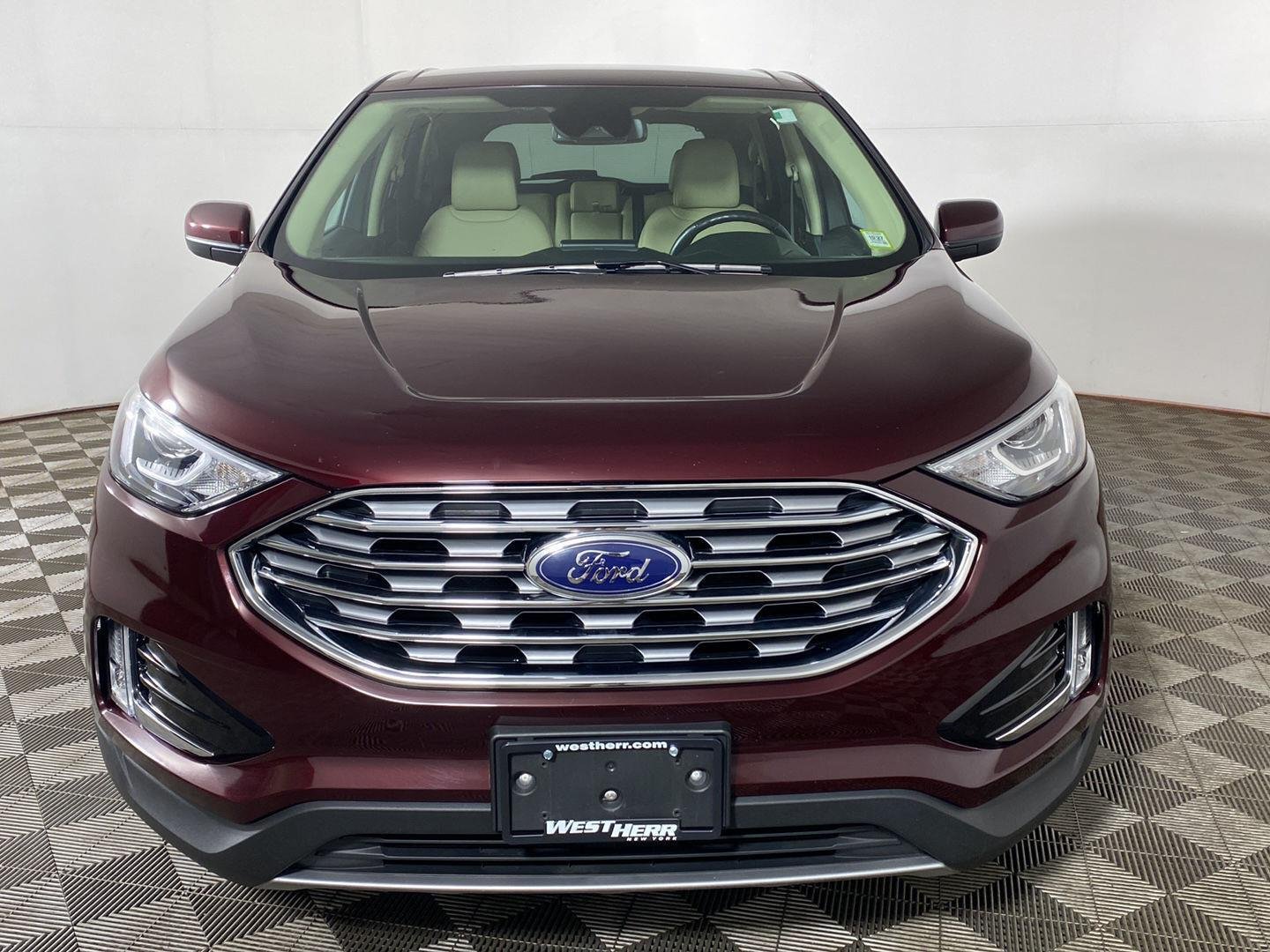 Used 2022 Burgundy Velvet Metallic Tinted Clearcoat Ford SEL image 24