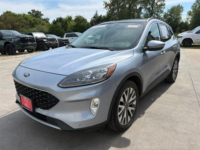 Used 2022 Blue Ford Titanium image 7