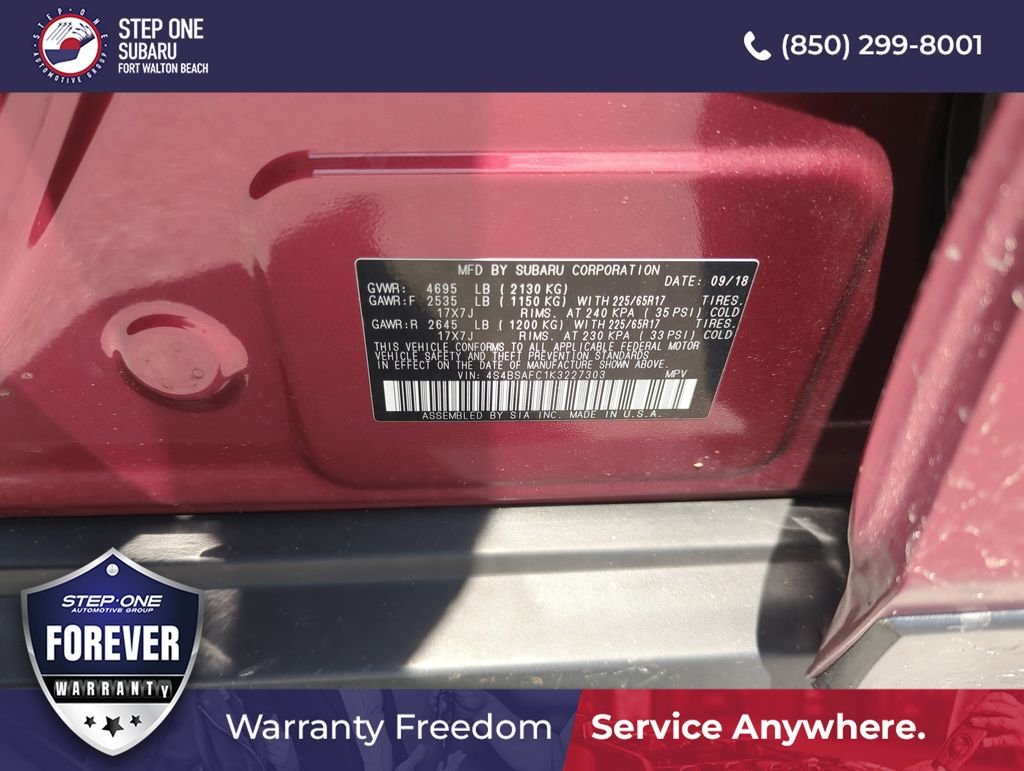 Used 2019 Red Subaru 2.5i Premium image 38