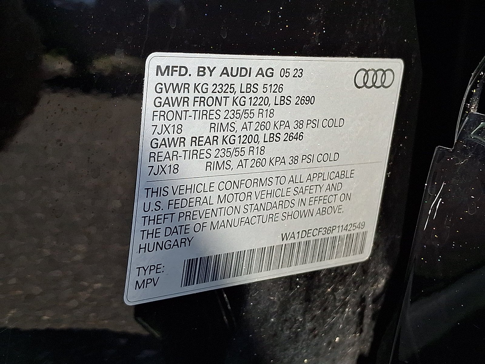 Used 2023 Mythos Black Metallic   0E0e Audi S line Premium image 26