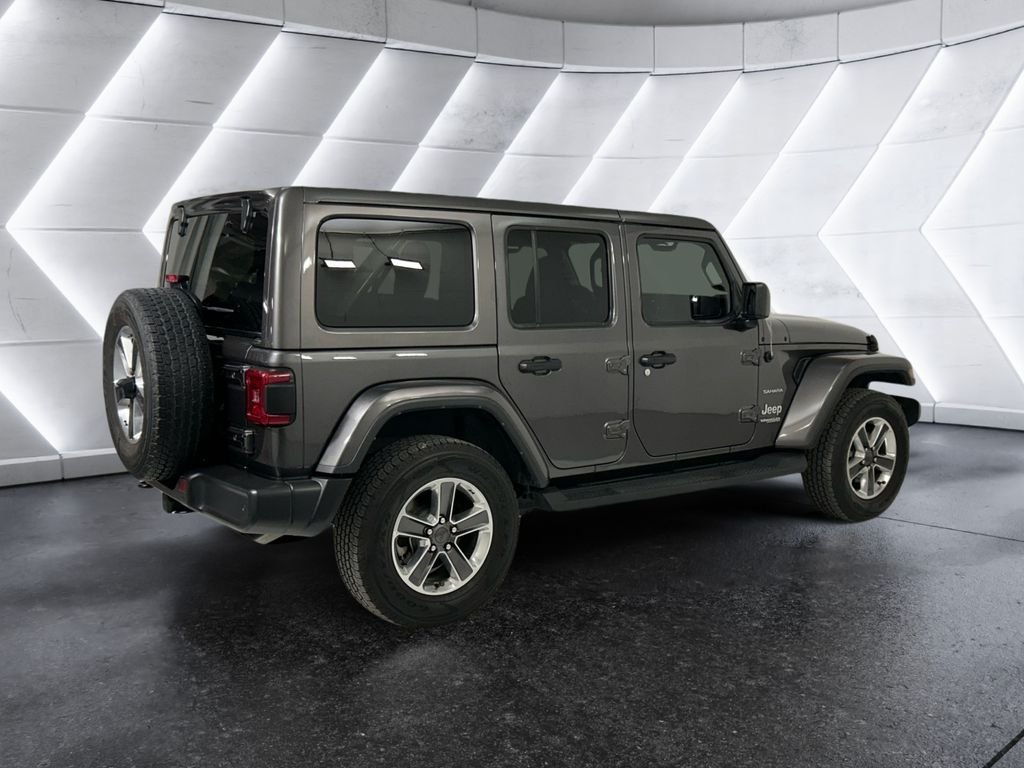 Used 2021 Gray Jeep Unlimited Sahara image 4