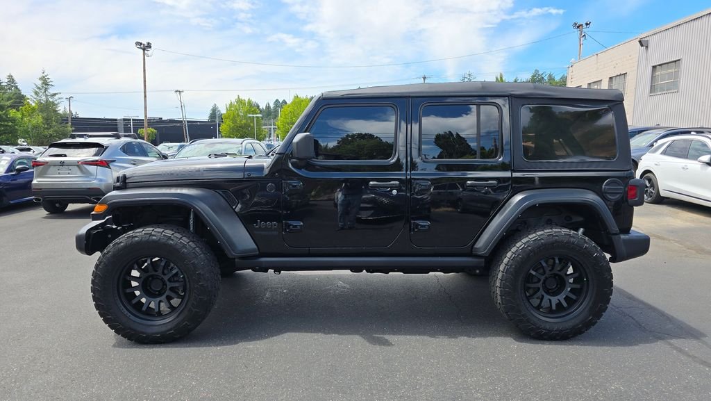 Used 2022 Black Clearcoat Jeep Unlimited Willys image 6