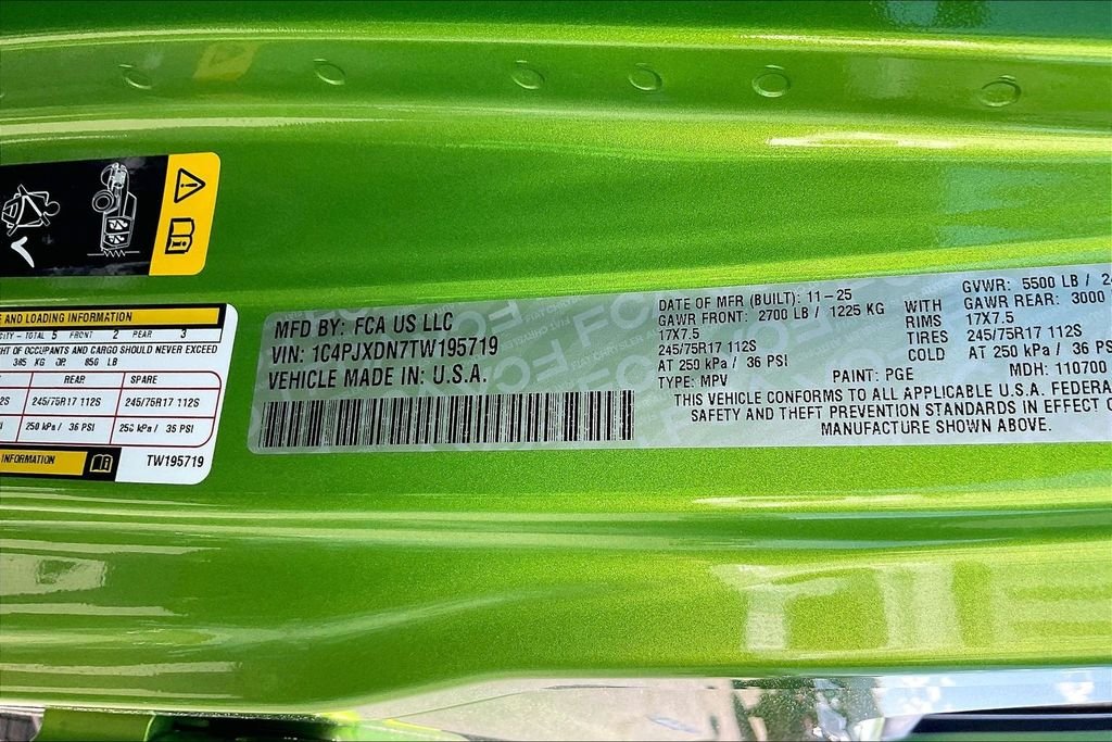 New 2026 Jeep Wrangler Sport S 4D Sport Utility