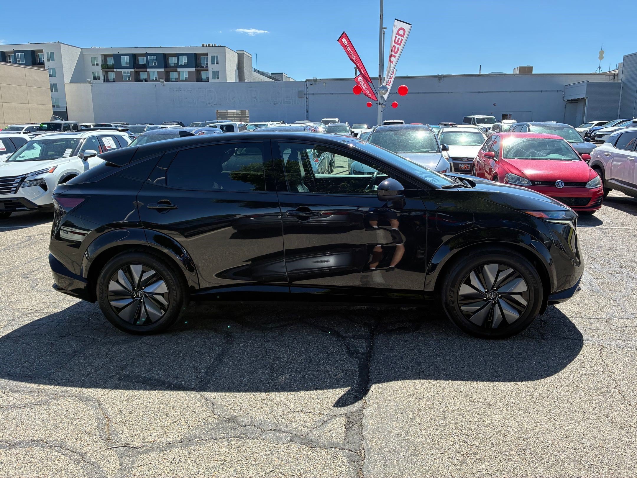 Used 2025 Nissan ARIYA Evolve+ with VIN JN8DF0BF6SM767840 for sale in Salt Lake City, UT