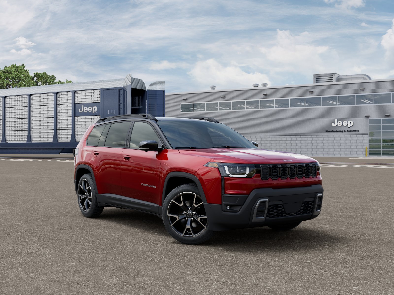New 2026 Red Hot Pearl-Coat Exterior Paint Jeep Overland image 5