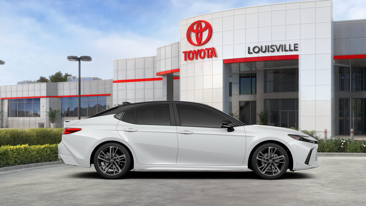New 2026 Wind Chill Pearl with Midnight Black Metallic roof Toyota XSE image 12