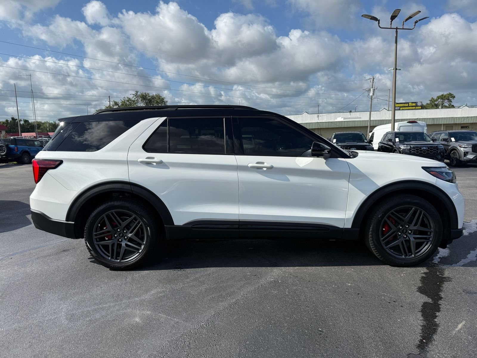 Certified Used 2025 White Metallic Ford ST image 3
