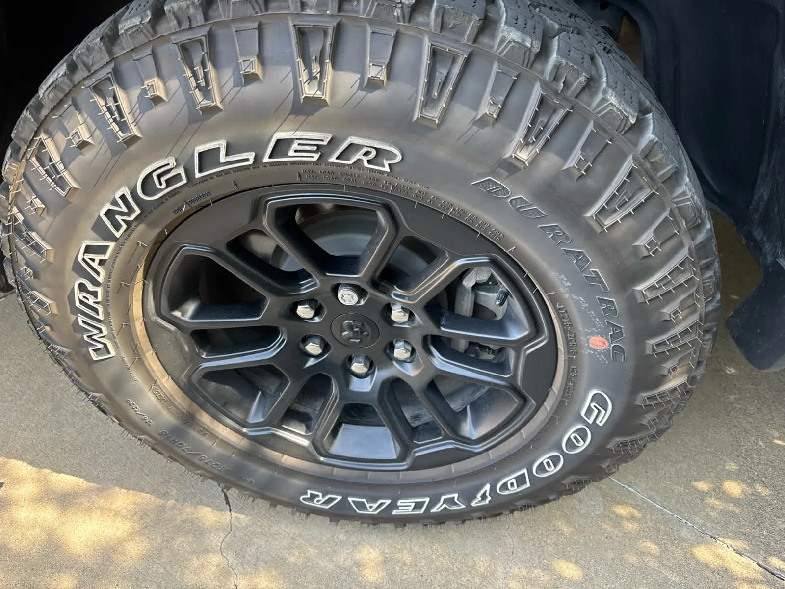 Used 2025 Granite Crystal Metallic Clearcoat Ram Rebel image 7