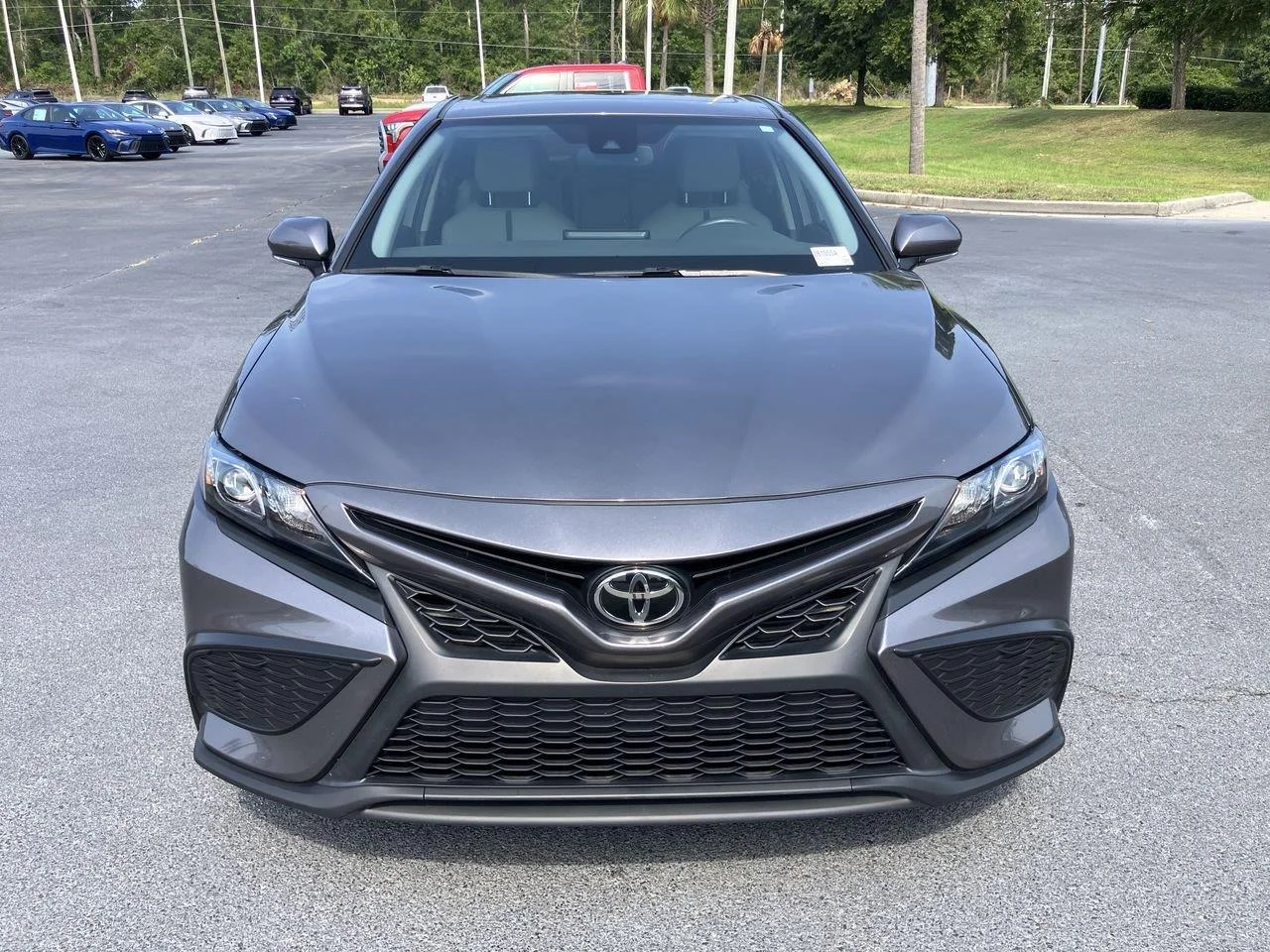 Certified Used 2024 Gray (Predawn Gray Mica) Toyota SE image 8