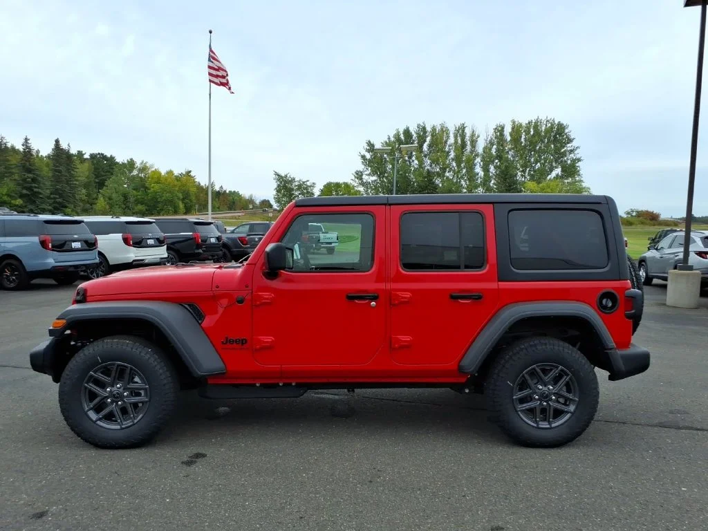 New 2026 Red Jeep Sport RHD image 4