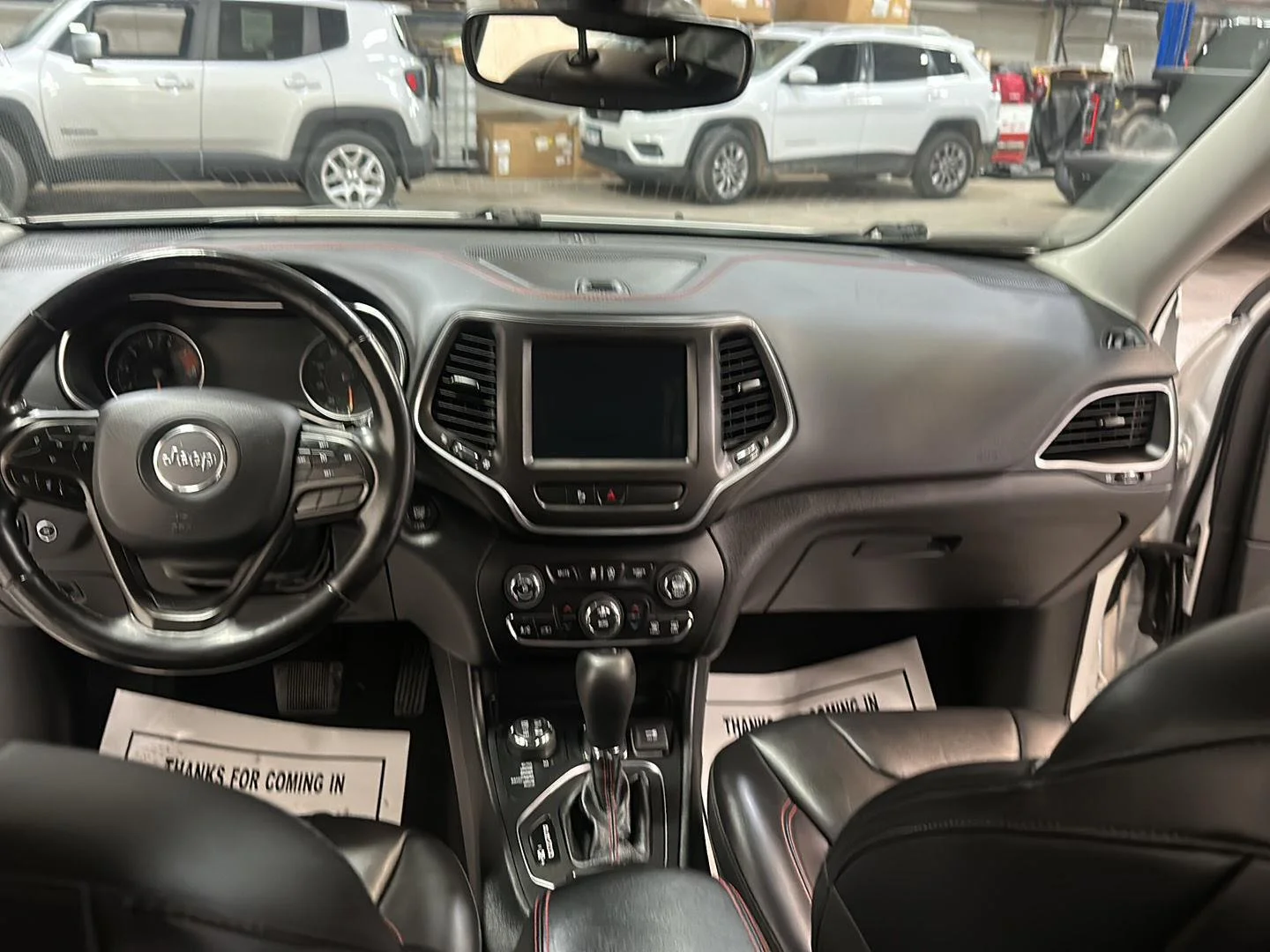 Used 2020 Bright White Clearcoat Jeep Trailhawk image 26