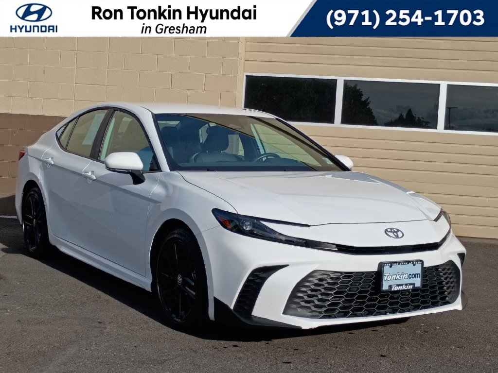 Used 2025 White Toyota SE image 1