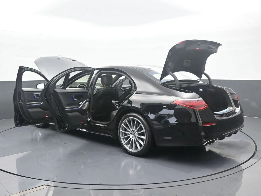 Used 2021 Obsidian Black/designo Diamon White Mercedes-Benz S 580 image 85
