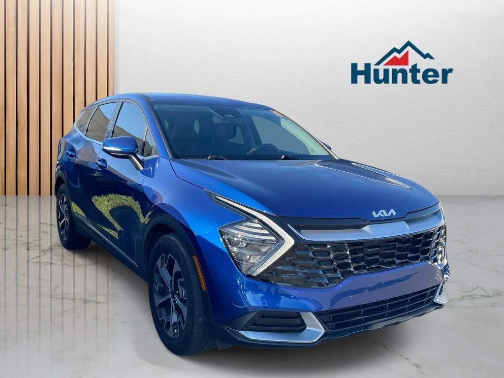Used 2025 Sapphire Blue Kia EX image 1