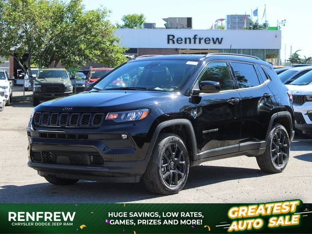 2026 Jeep Compass North Altitude* 4x4, Panoramic Sunroof, Heated Seats/Wheel, Driver Assistance Pkg