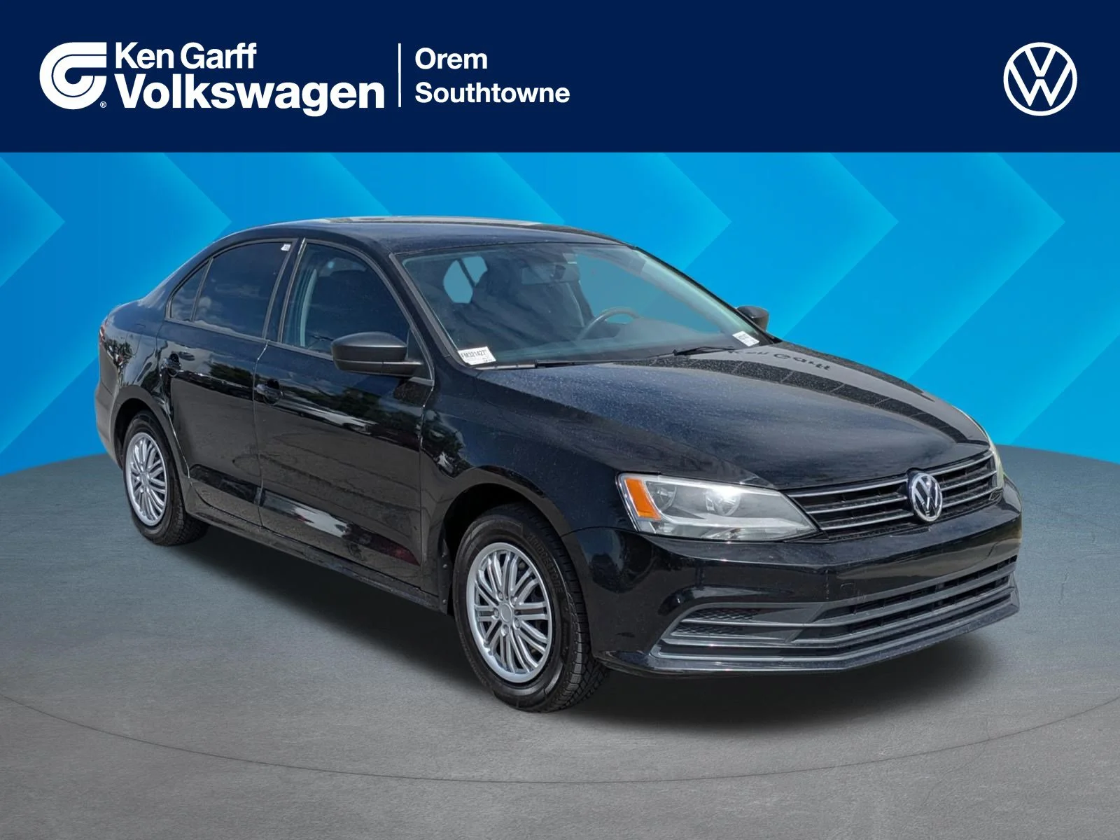 Used 2015 Black Volkswagen 2.0L Base image 1