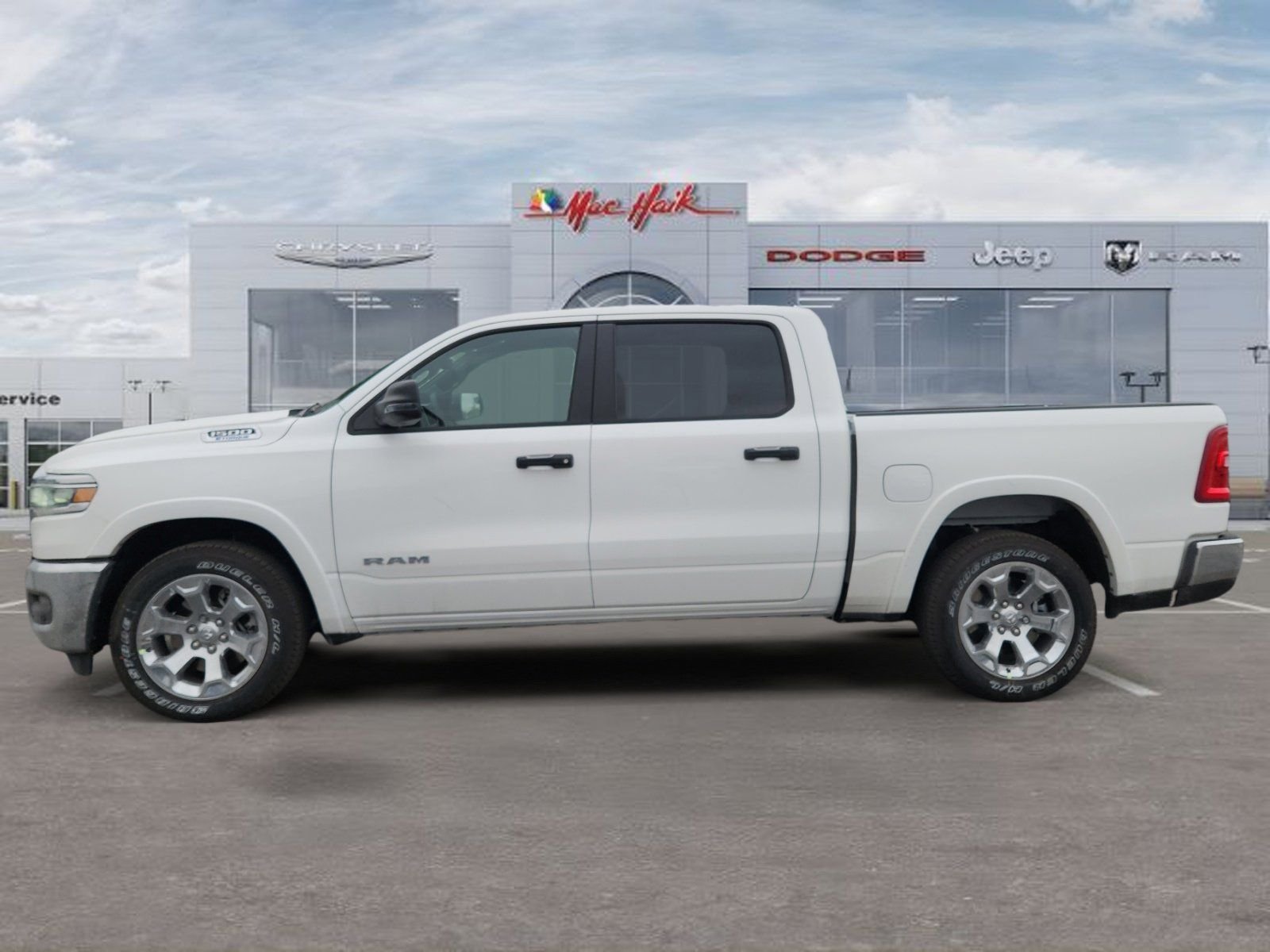 New 2026 Bright White Clear-Coat Exterior Paint RAM Big Horn/Lone Star image 2
