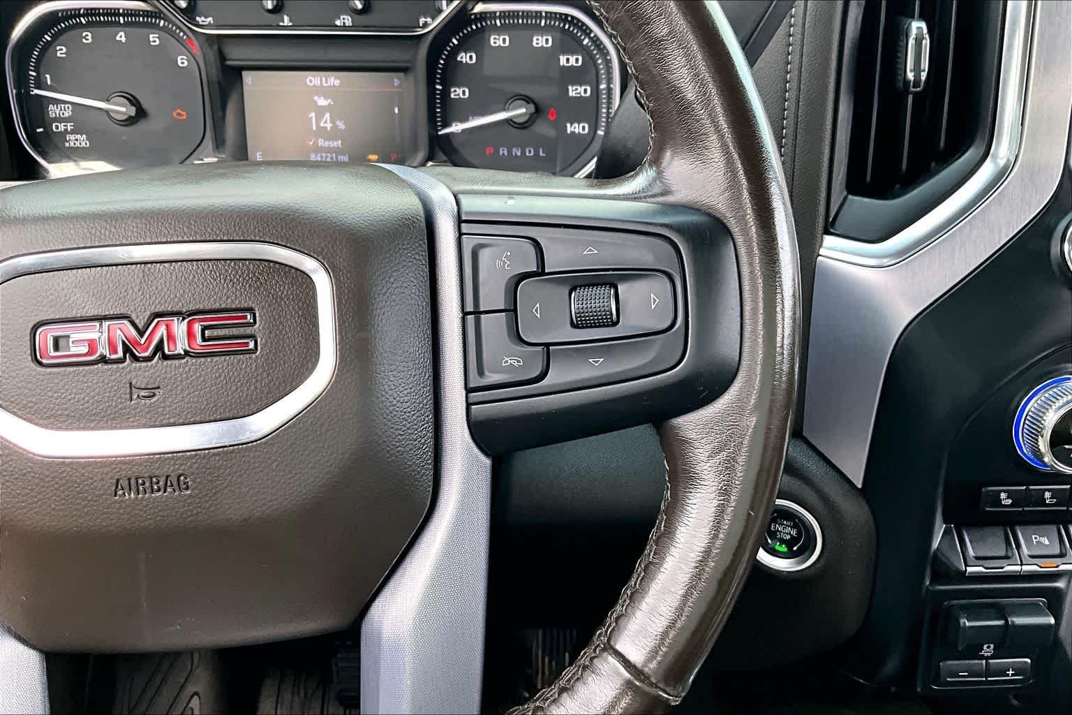 Used 2020 White Frost Tricoat GMC SLT image 25