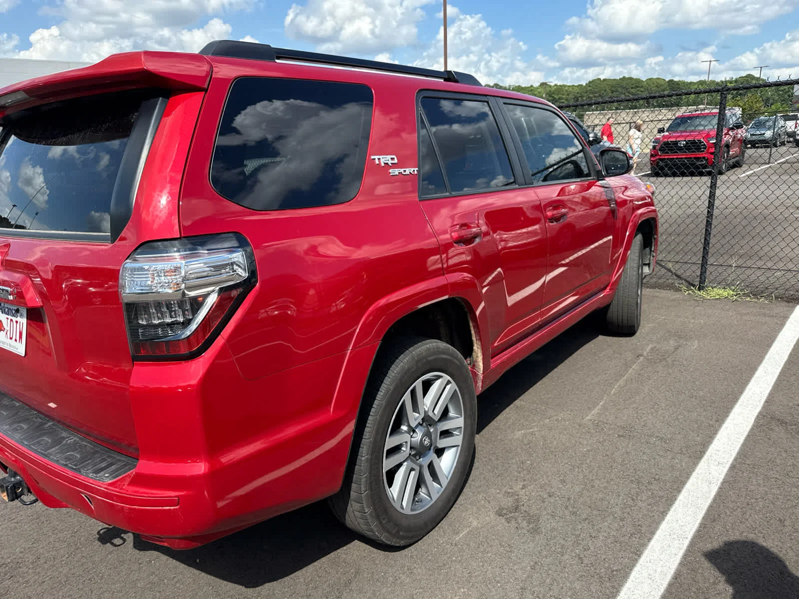 Used 2024 Barcelona Red Metallic Toyota TRD Sport image 3