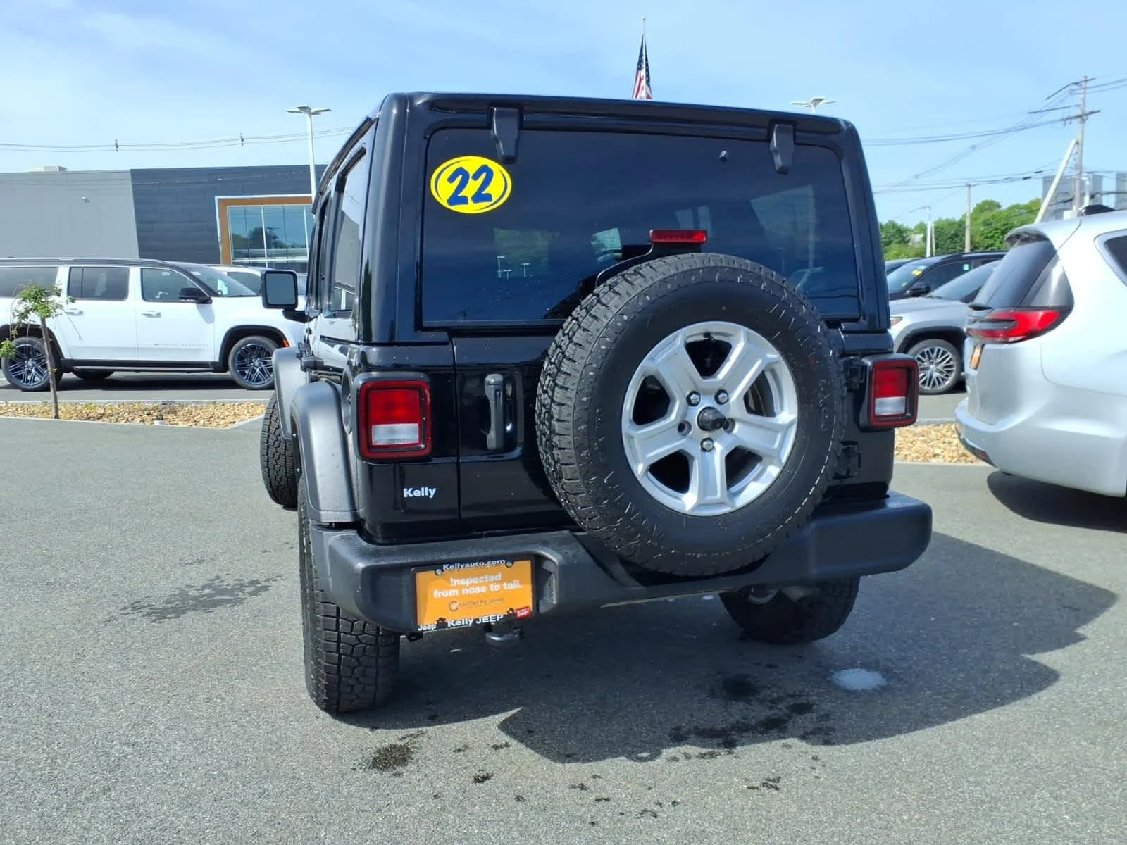 Used 2022 Black Clearcoat Jeep Unlimited Sport S image 10