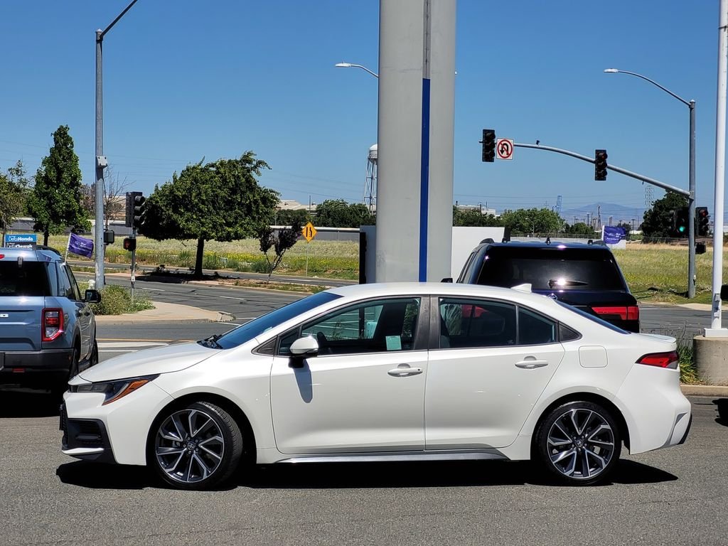 Certified Used 2021 White Toyota SE image 7