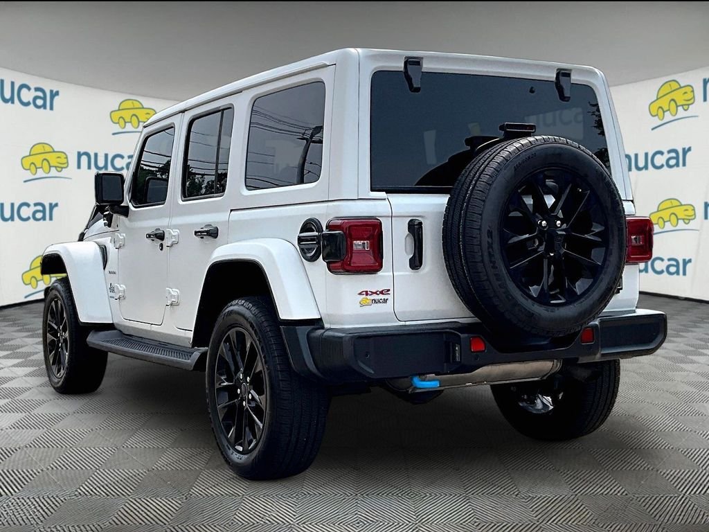 Used 2024 White Jeep Sahara 4xe image 4