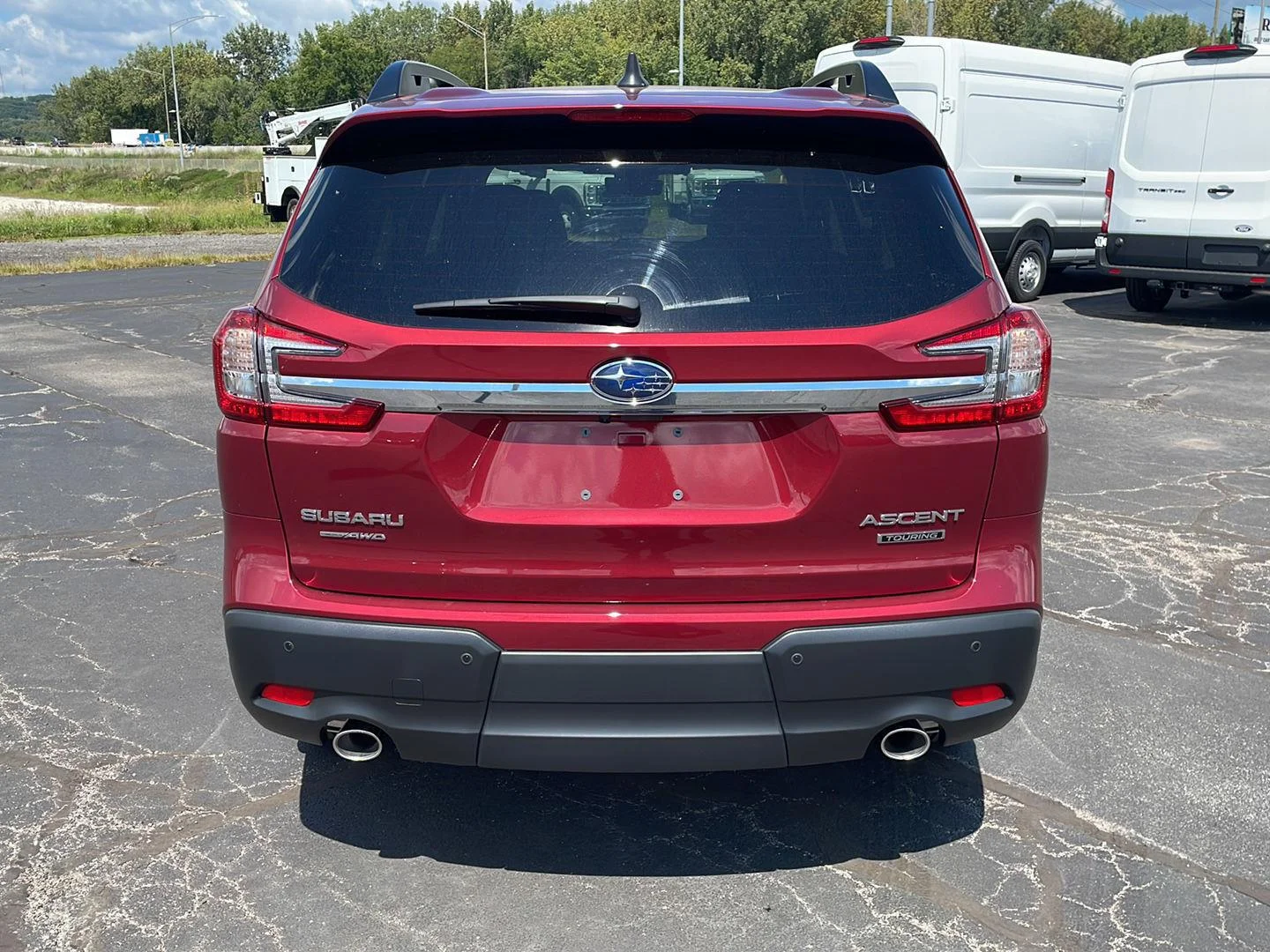 New 2026 Crimson Red Pearl Subaru Touring image 4