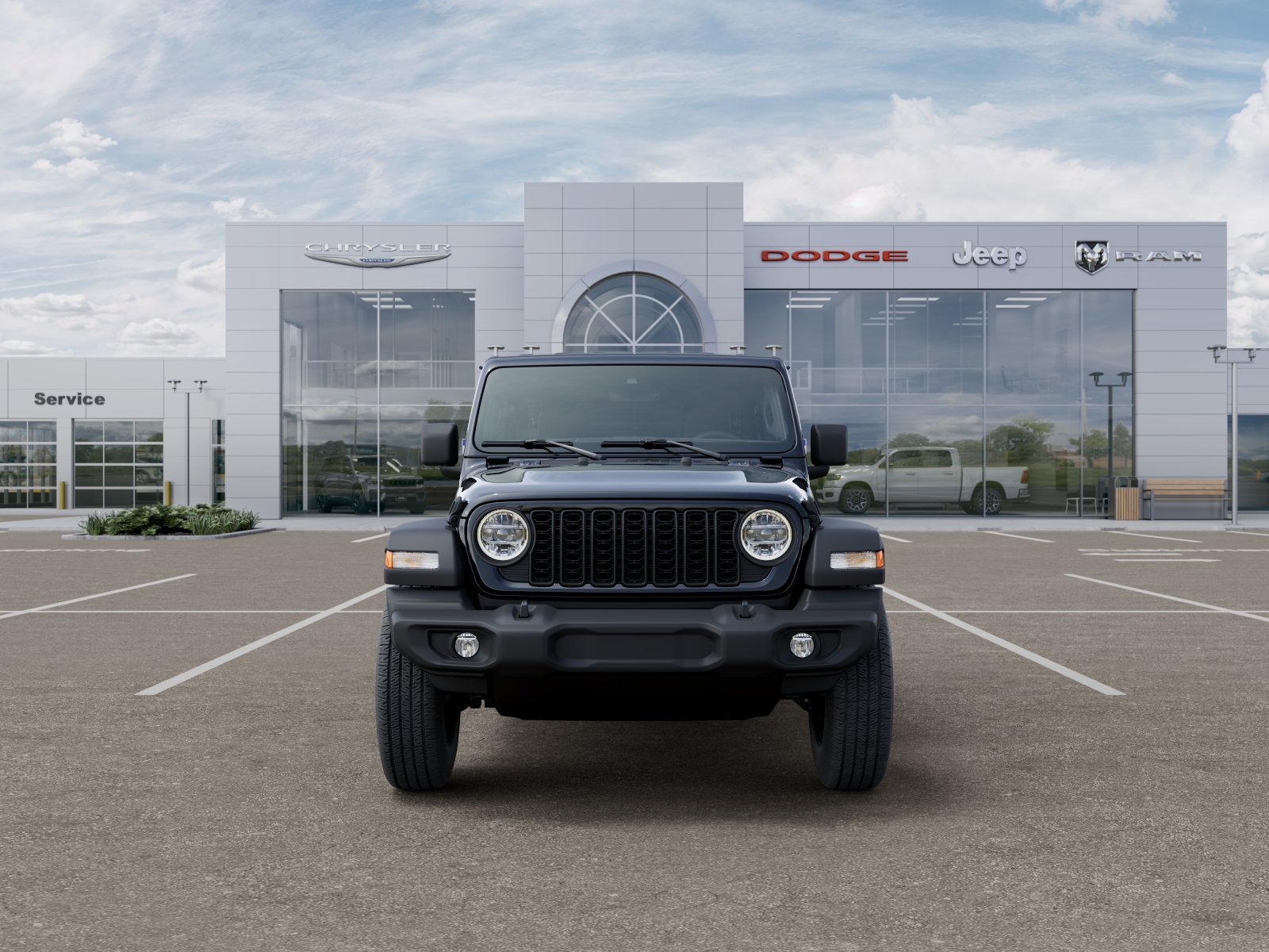 New 2026 Black Clear-Coat Exterior Paint Jeep Sport S image 34