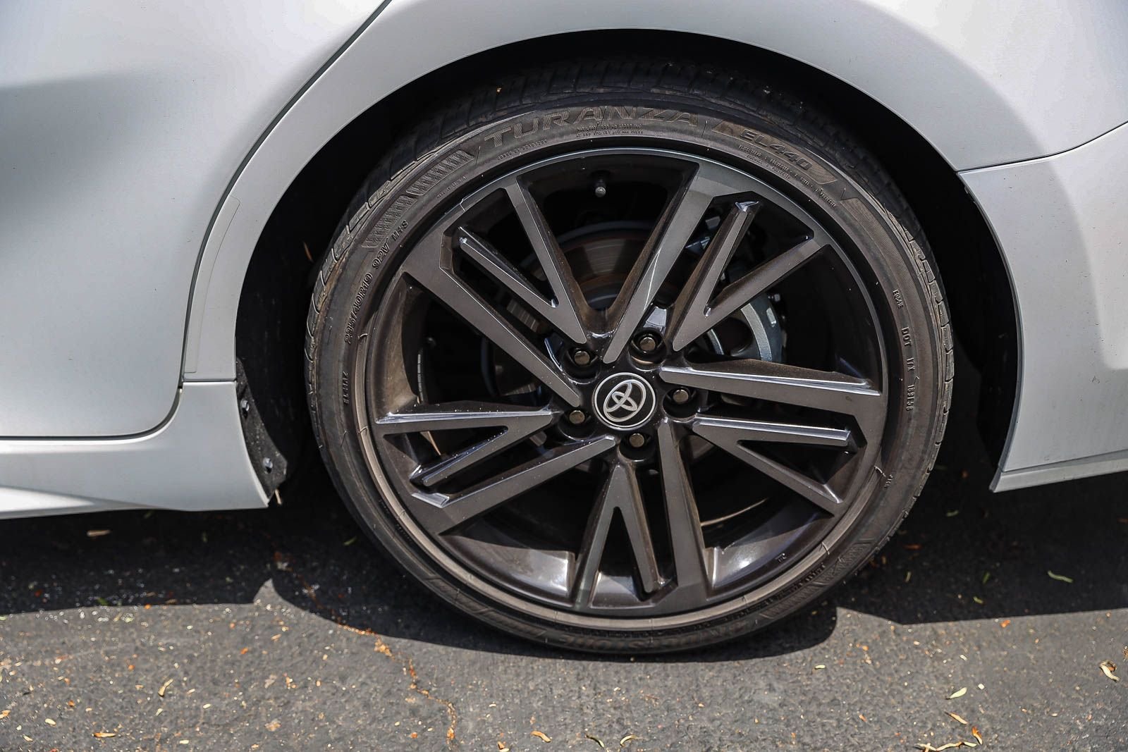 Used 2025 Midnight Black Metallic Toyota XSE image 7