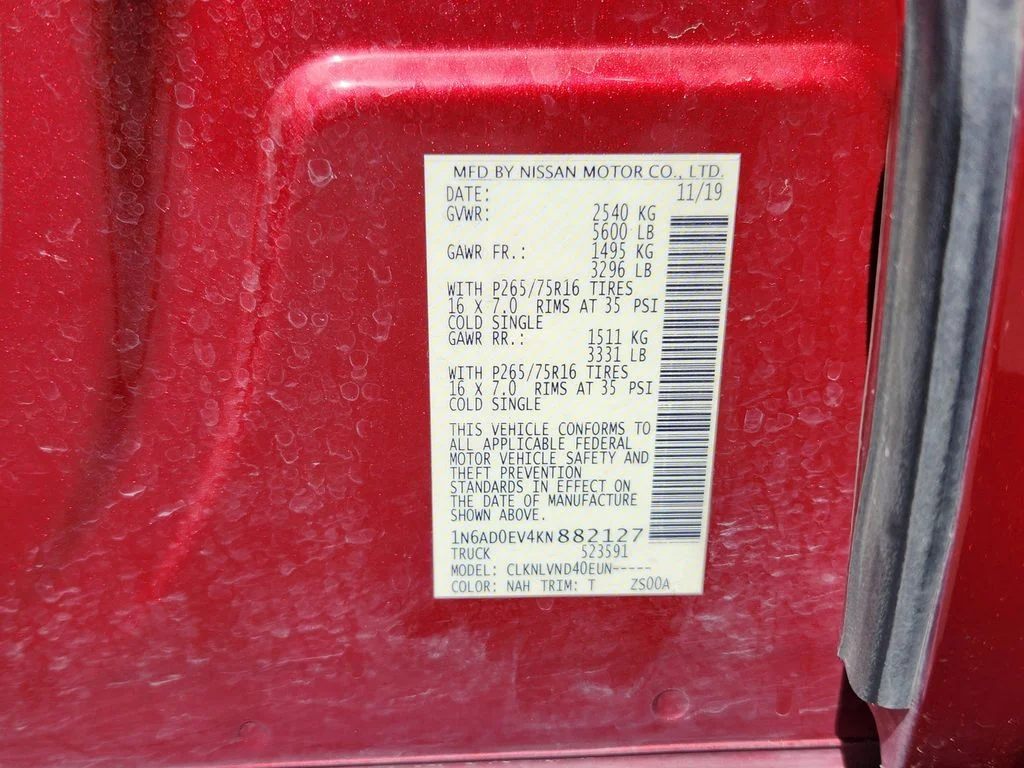 Used 2019 Cayenne Red Metallic Nissan PRO-4X image 30
