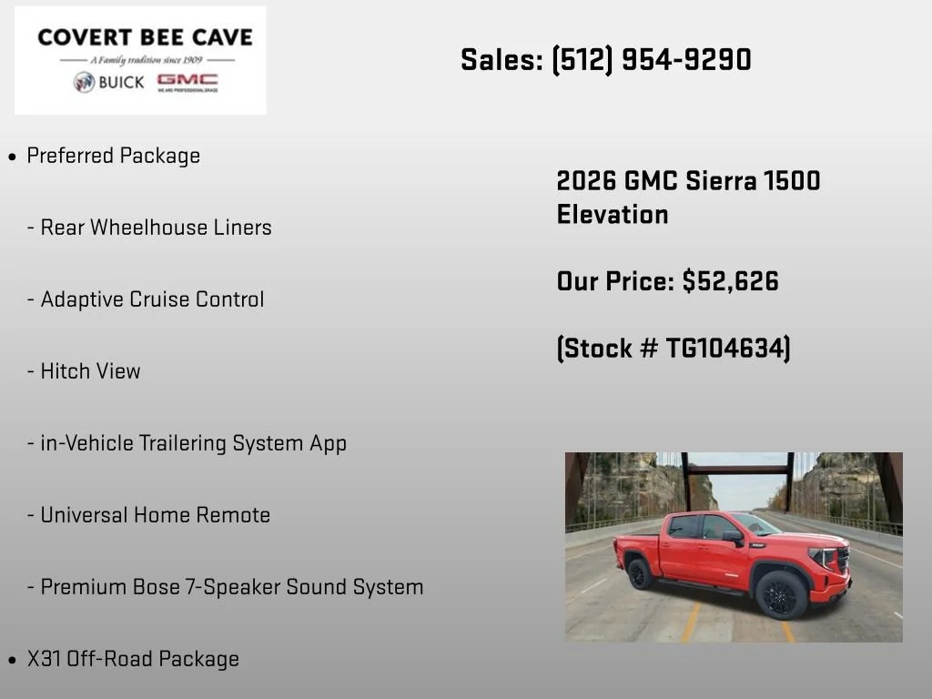 2026 GMC Sierra 1500 Elevation - Photo 30