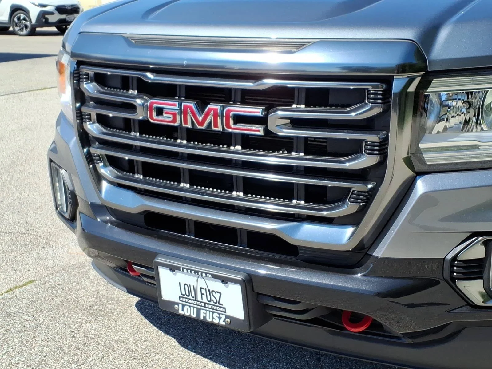 Used 2022 Satin Steel Metallic GMC 4WD AT4 with Leather image 33