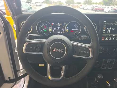 Used 2023 Bright White Clearcoat Jeep Sahara image 9