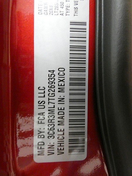 New 2026 Molten Red Pearl-Coat Exterior Paint RAM Laramie Mega Cab 6